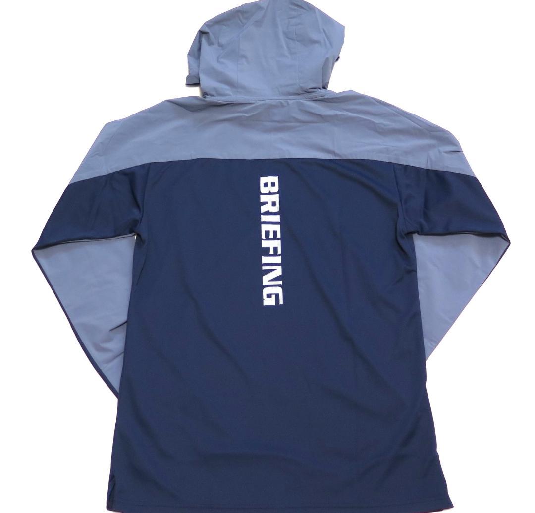 ⓂBRIEFING GOLFブリーフィングゴルフ ハーフジップフーディーNAVY