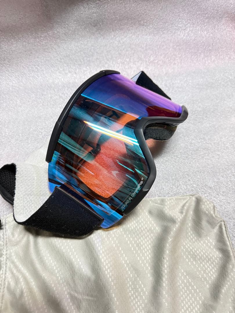 SMITH ゴーグル SQUAD XLブラック収納袋付き