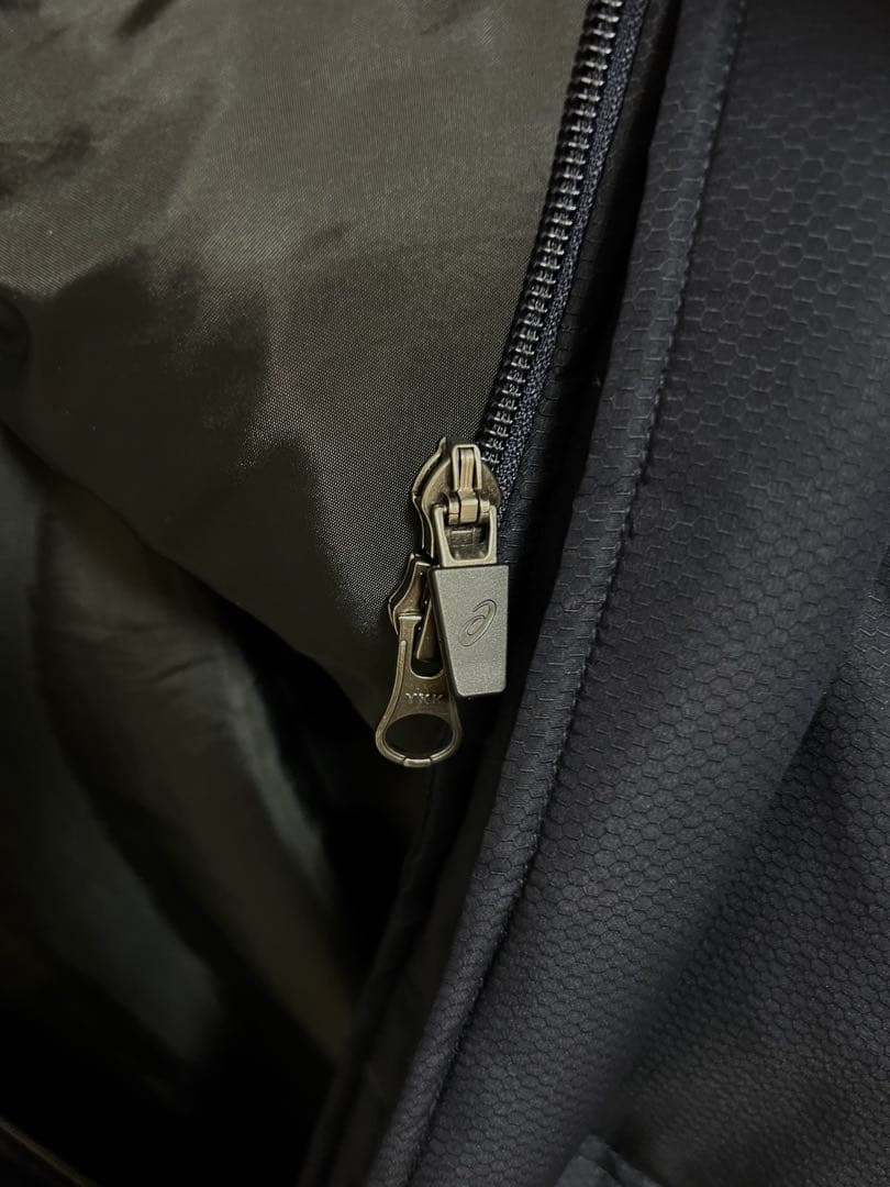 ASICS XAW316 ベンチコート ネイビー