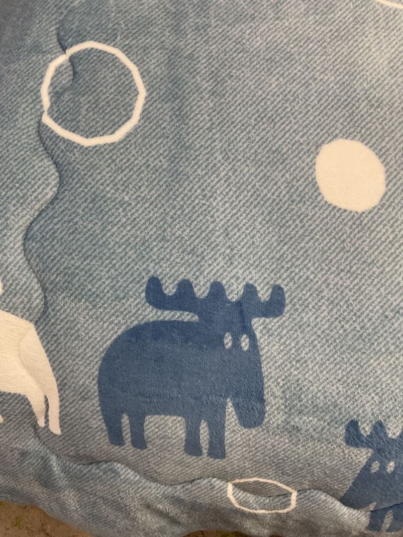 moz シングルあったか掛け布団 150cm x 200cm トナカイデザイン