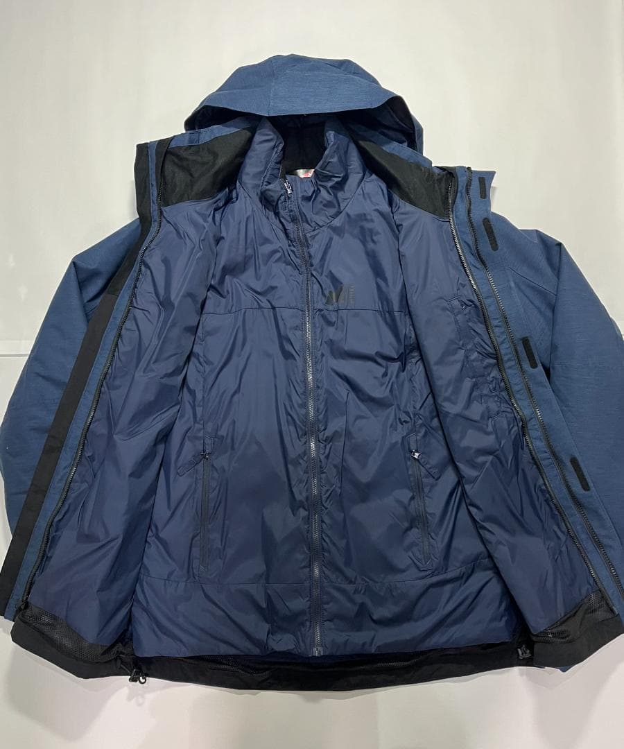 新品/タグ付☆Milletミレー ポベダ Ⅱ 3 in 1 防水ジャケット