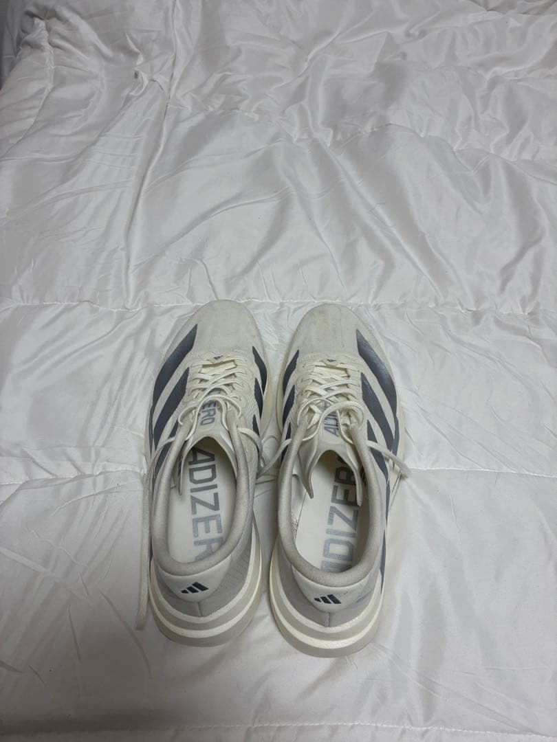 アディゼロ EVO SL WOVEN 27cm ホワイト/シルバー