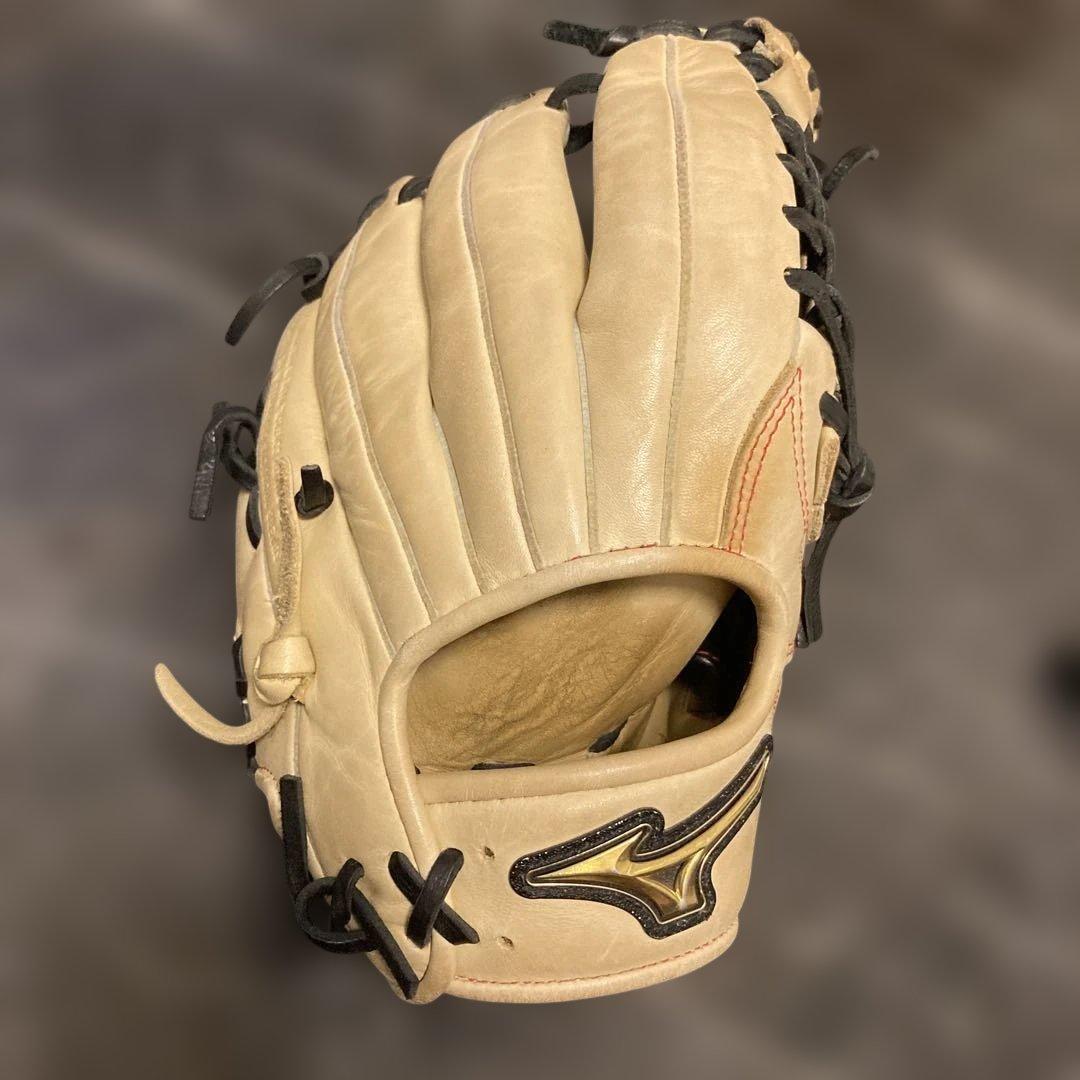 Mizuno 野球グローブ 右投げ ベージュ