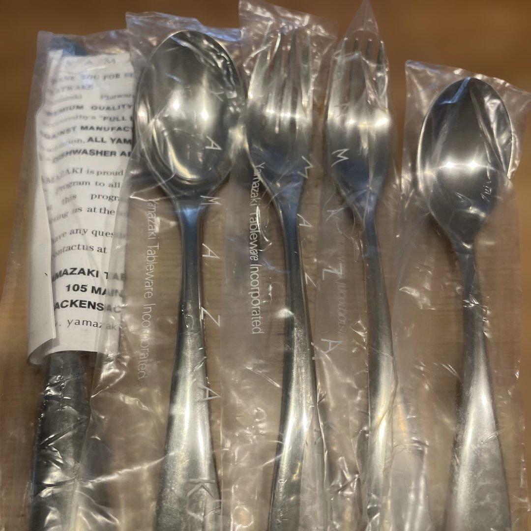 大幅値下げ❗️新品❗️6セット！ヤマザキ ステンレスカトラリーセット
