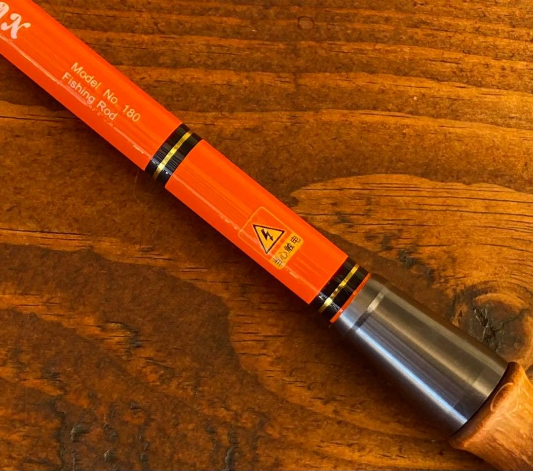 小物釣り竿　タナゴ竿　ウッドグリップ　1.8M ウッドグリップ　振り出し竿 新品