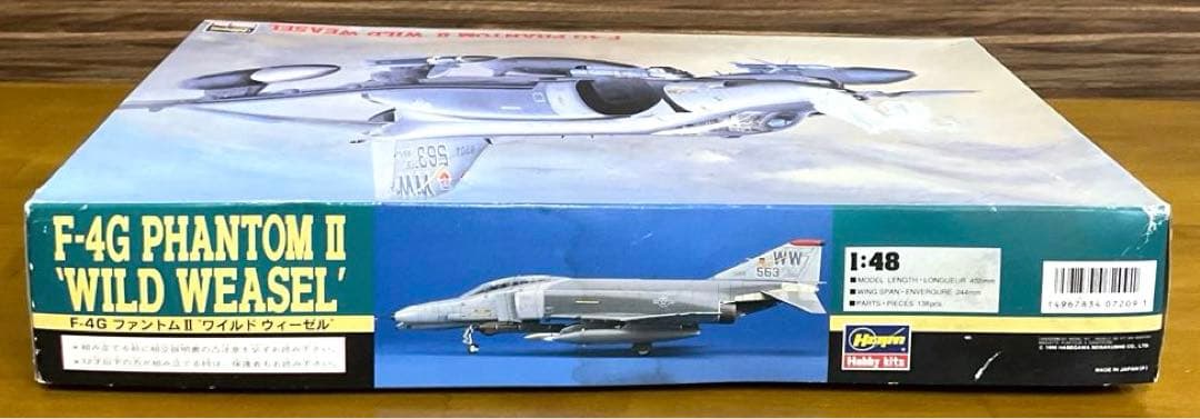 ハセガワ　 F-4G ファントムⅡ　ワイルドウィーゼル　1/48　PT9