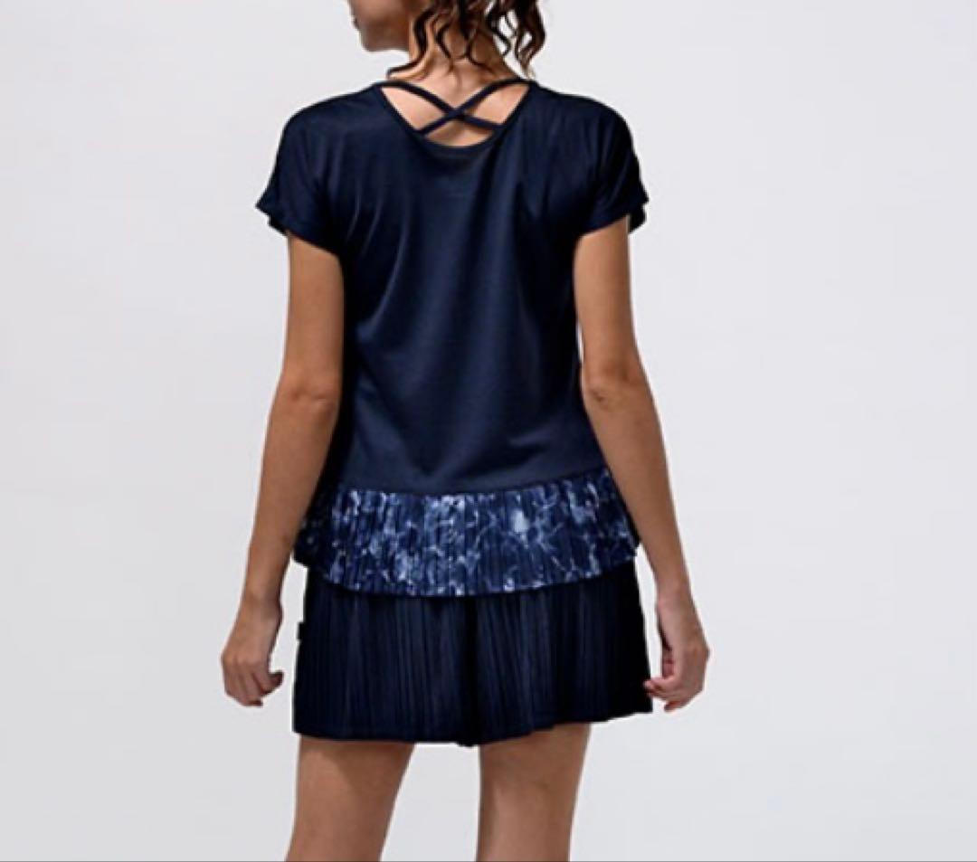 No.142 Prince アコーディオンプリーツキュロット☆NAVY☆新品