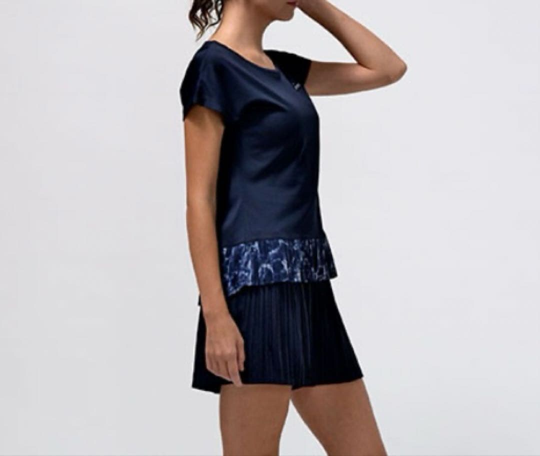 No.142 Prince アコーディオンプリーツキュロット☆NAVY☆新品