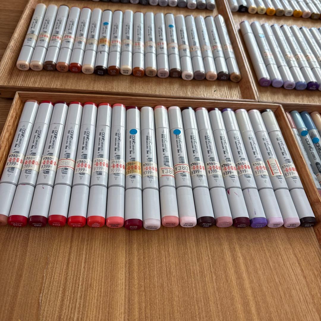 中古　copic コピック　スケッチ　コピックチャオ　101本まとめ売り