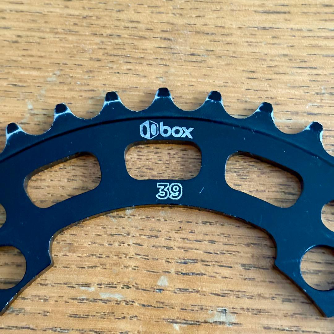 box two39T チェーンリング ブラック　BMX ギア