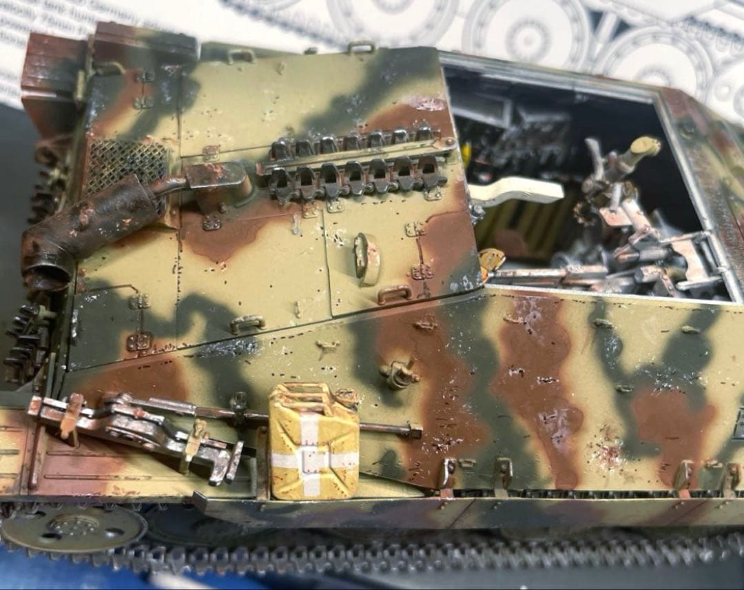 タコム1/35 38式軽駆逐戦車 ヘッツァー 後期型w/フルインテリア