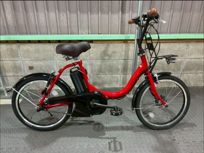 №8473電動自転車ヤマハPAS CITY C 20インチ レッド