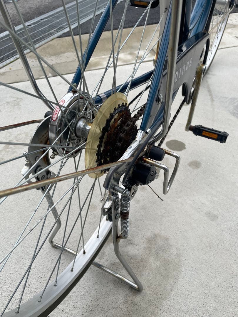 丸石サイクルJOINUSシティーサイクル前面バスケット付き