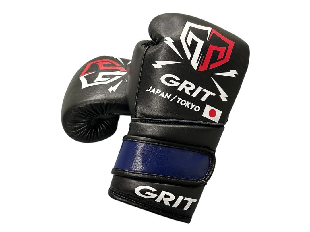 GRIT カスタムメイド ボクシンググローブ 黒/青