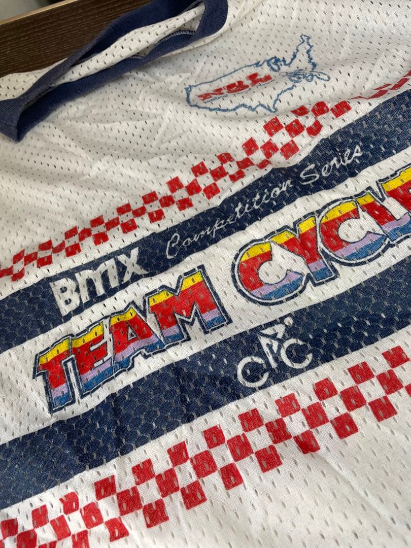 サイクルBMX◼️モトクロス・ビンテージTシャツ◼️TEAM CYCLE NBL