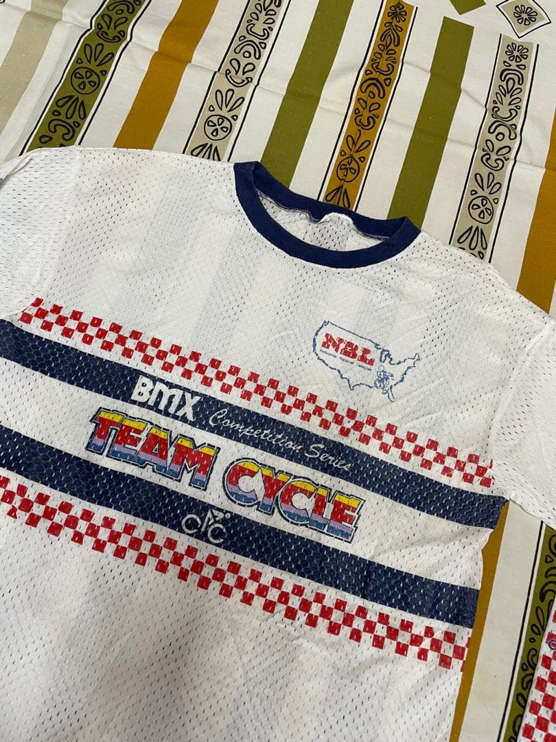 サイクルBMX◼️モトクロス・ビンテージTシャツ◼️TEAM CYCLE NBL
