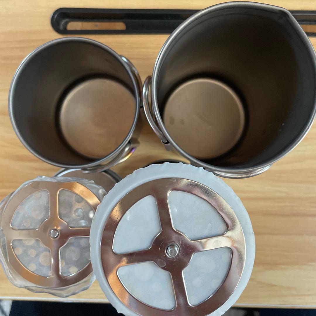 スノーピーク　チタンカフェラテセット3カップ