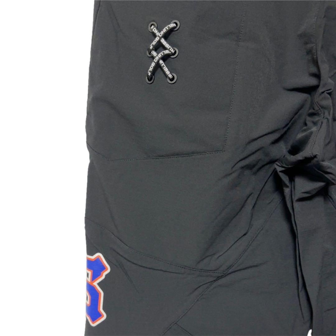 新品 ラッセルノ ゴルフ マルチロゴ ロングパンツ ブラック L 5