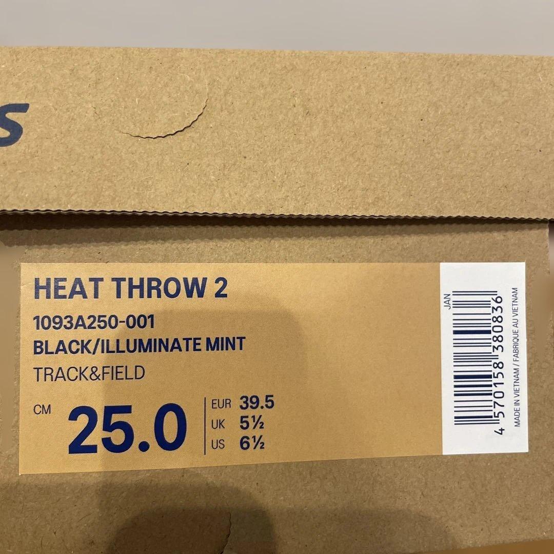 ASICS HEAVY THROW スパイクシューズ 25cm #2108