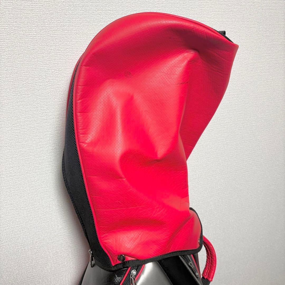 【美品】Yamaha RMX 藤田寛之プロサイン入り キャディバッグ レッド
