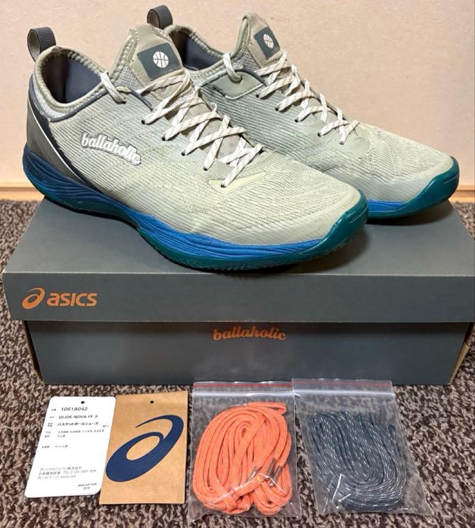 ballaholic×asics NOVA FF2 26.5㌢ 完売 貴重
