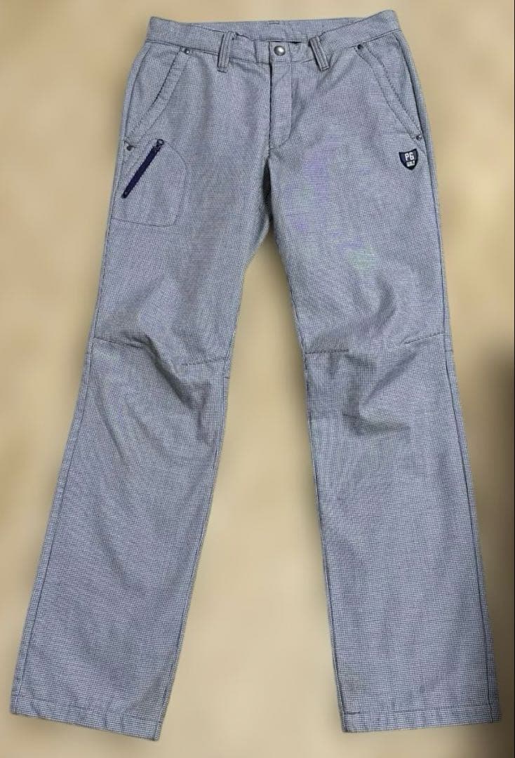 美品 PEARY GATES ゴルフパンツ 裏微起毛 暖パン 千鳥格子 サイズ4