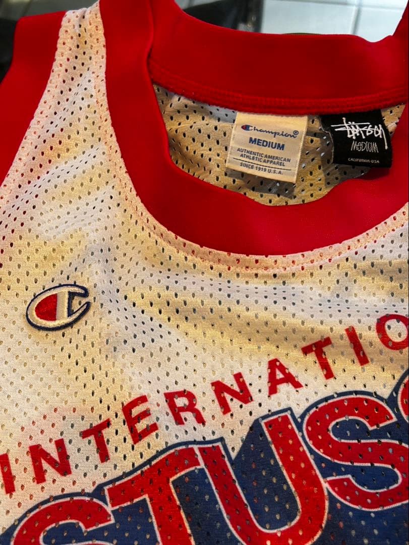 激レアChampion Stussy International ユニフォーム