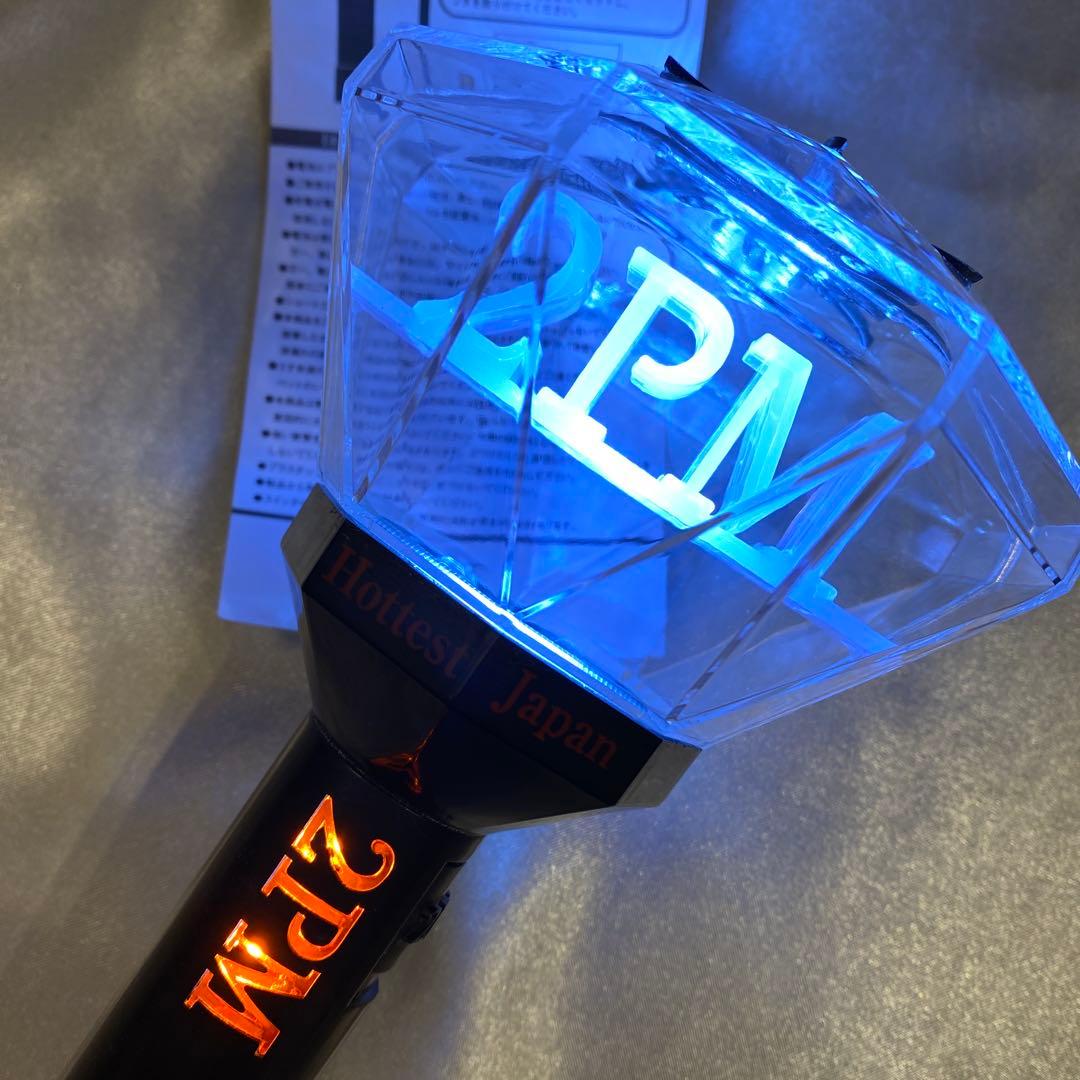 2PM 初代公式ペンライト&JUNHOジュノカバー(箱付き) ※乾電池付属なし。
