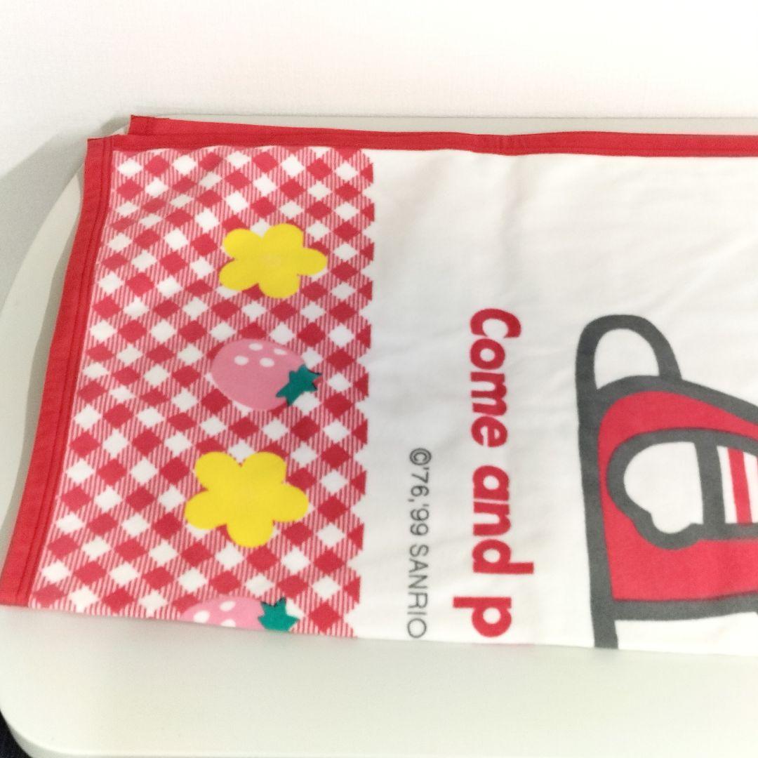 当時物 未使用 ハローキティ 綿毛布 100×140 サンリオ 1999年