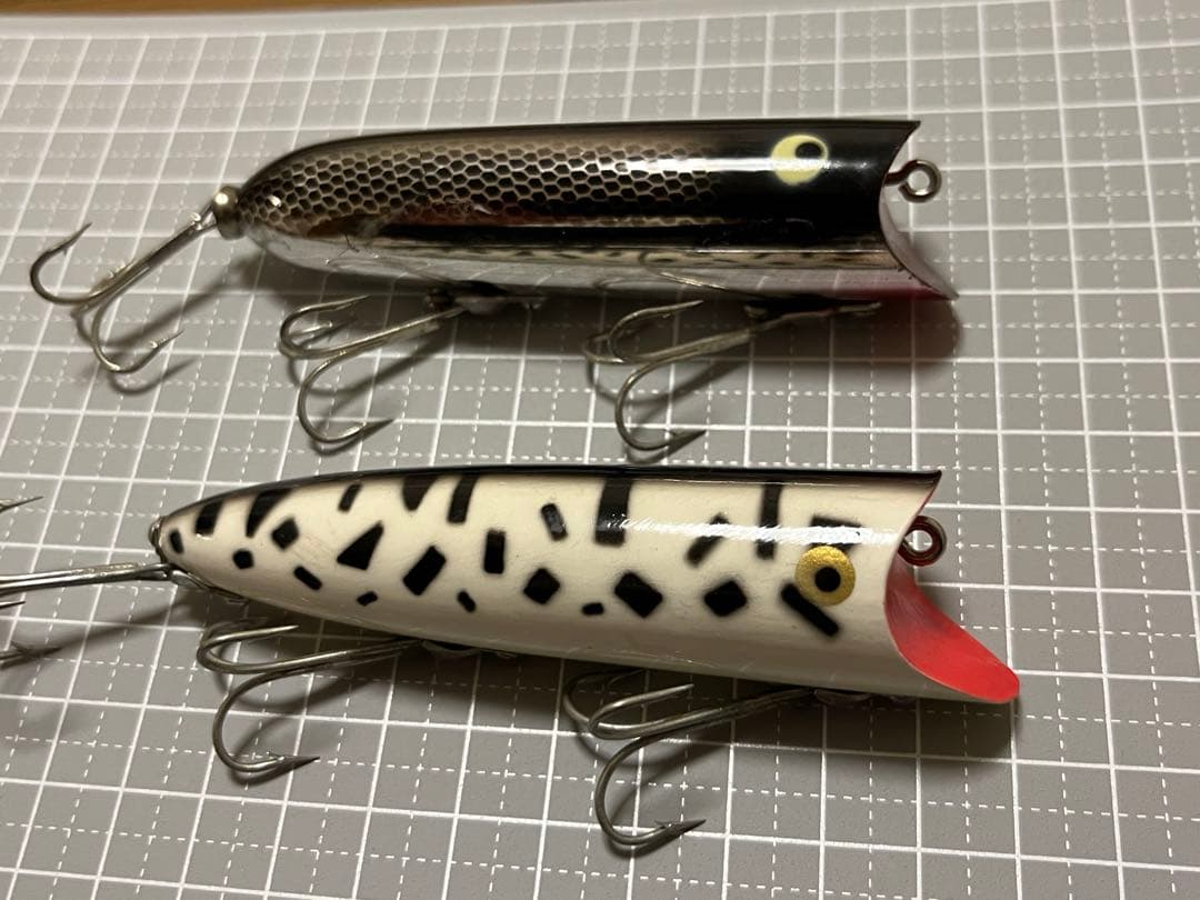 ヘドン　ラッキー13 Heddon Lucky 13 ウッドとプラのセット