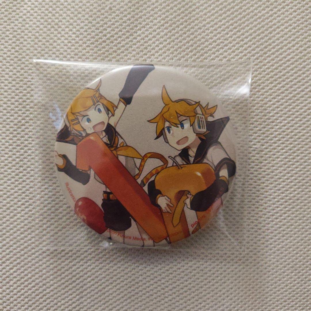 鏡音リン　鏡音レン　缶バッジ