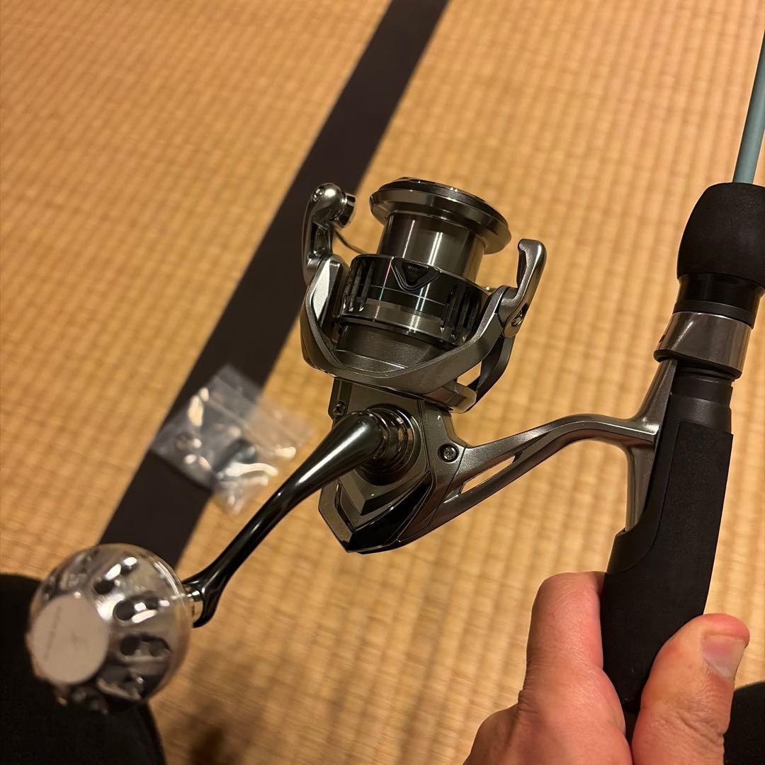 21ナスキー 2500 ゴメクサス カスタム 穴釣り タックル セット シマノ