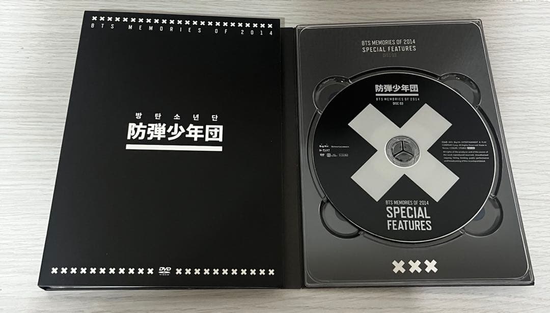 アイドル BTS MEMORIES OF 2014 DVD