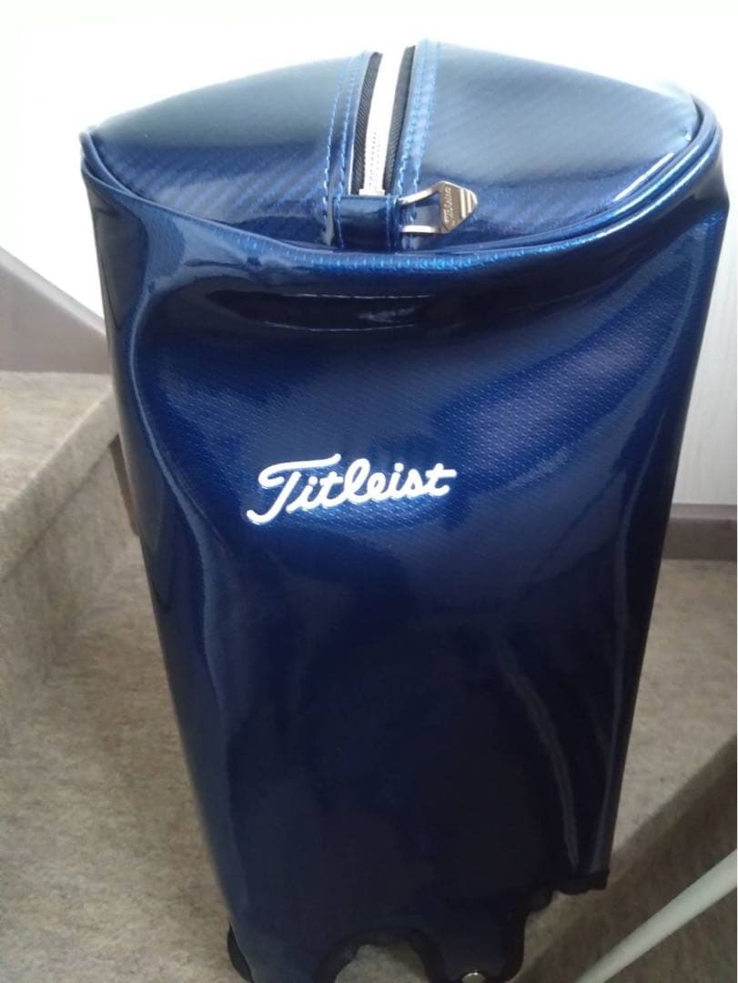 Titleist スタンドエナメルキャディーバッグ＋ヘッドカバー4点