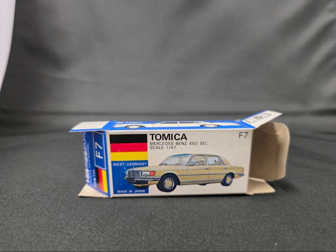トミカ青箱F7メルセデス・ベンツ450ＳＥＬ(日本製)②輸出TC