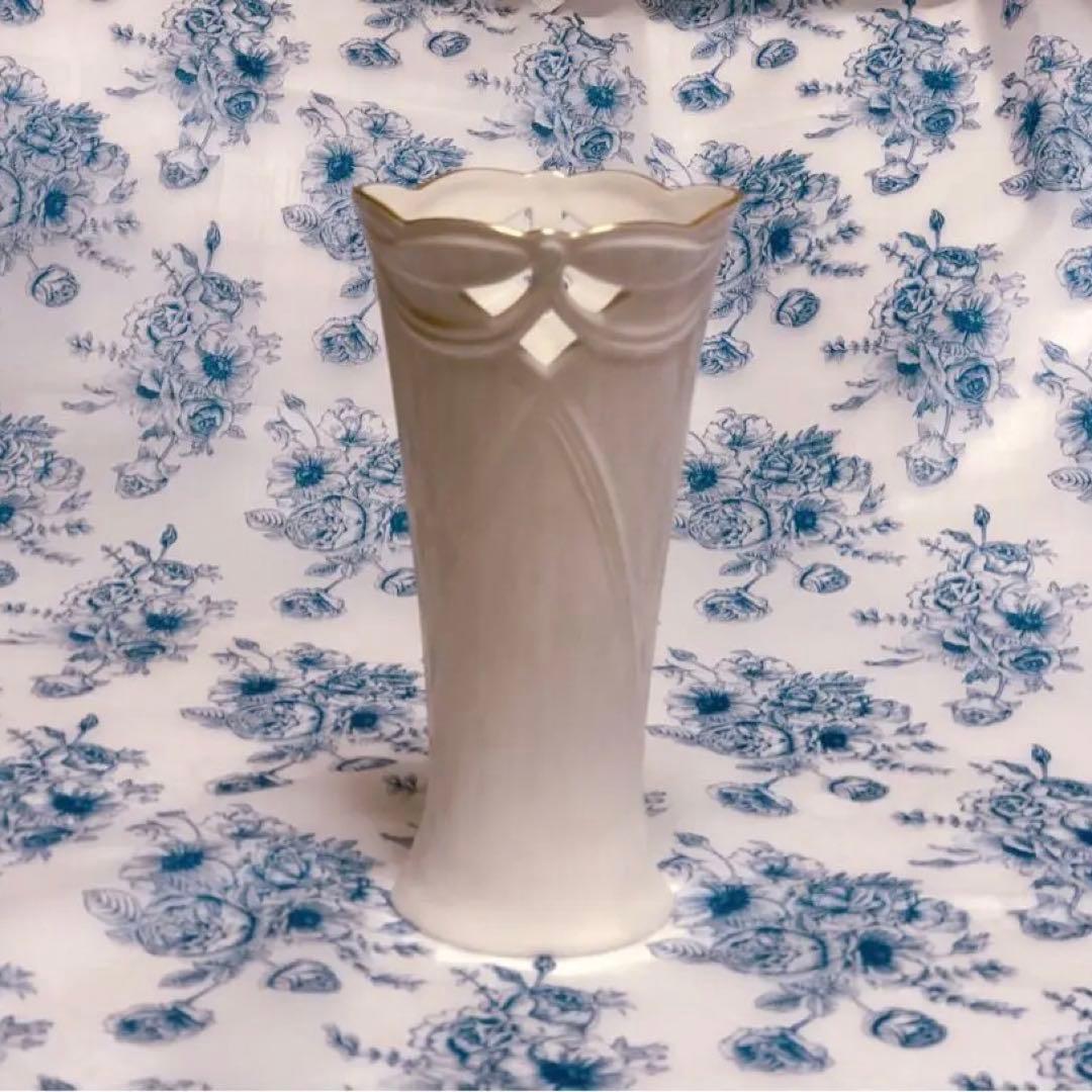 ナルミ 花瓶 レア美品 ボーンチャイナ ギフトギャラリー