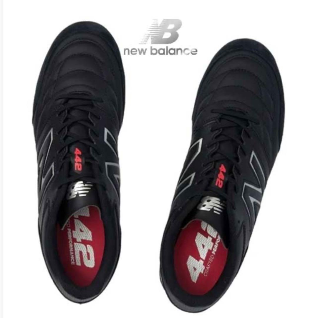 New Balance 442 V2ブラック サッカーシューズ