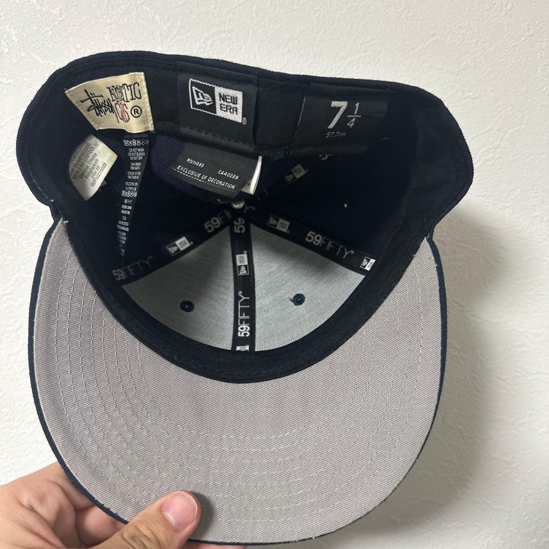 stussy×newera コラボキャップ