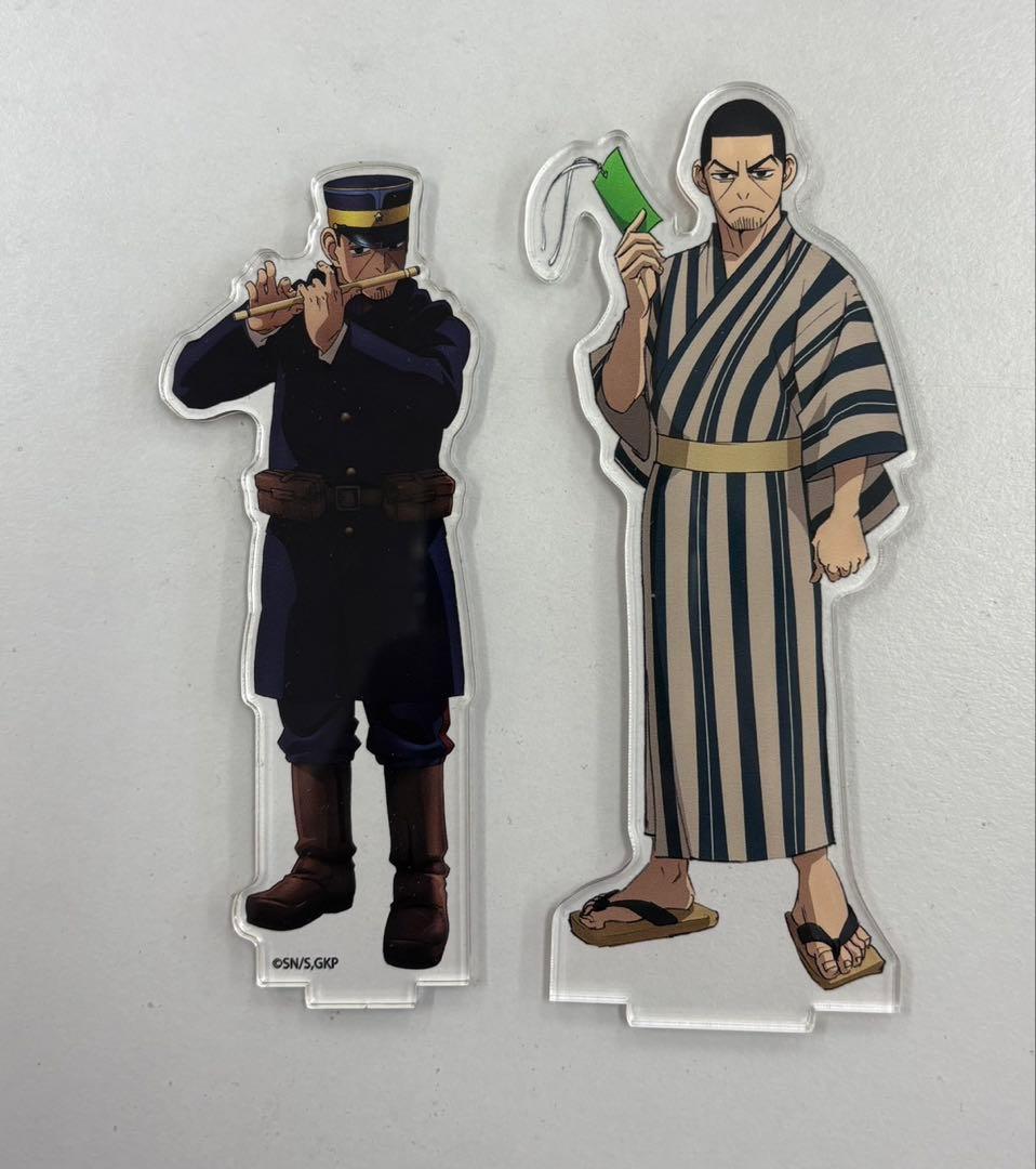 ゴールデンカムイ キーホルダー、バッジ、アクスタセット　鯉登　月島