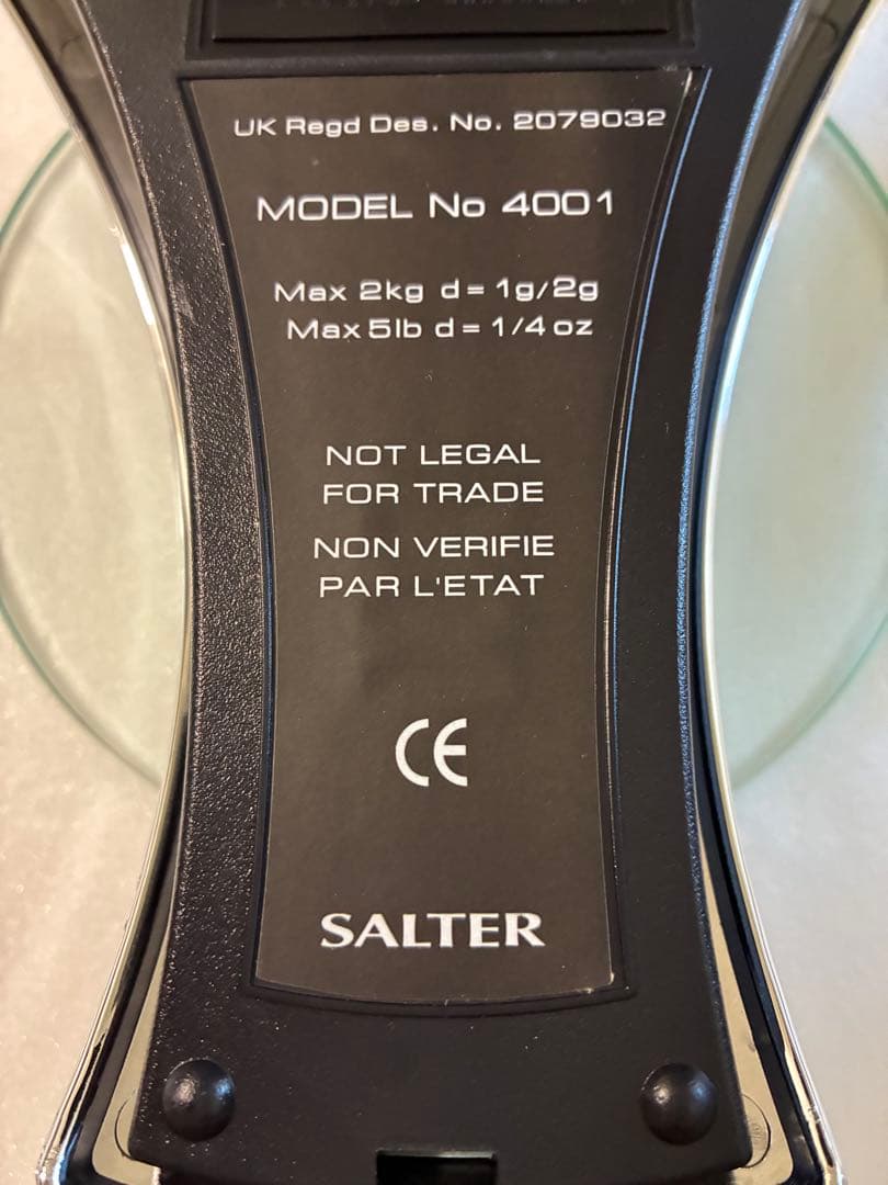 SALTER デジタルキッチンツール 2kg 型番4001