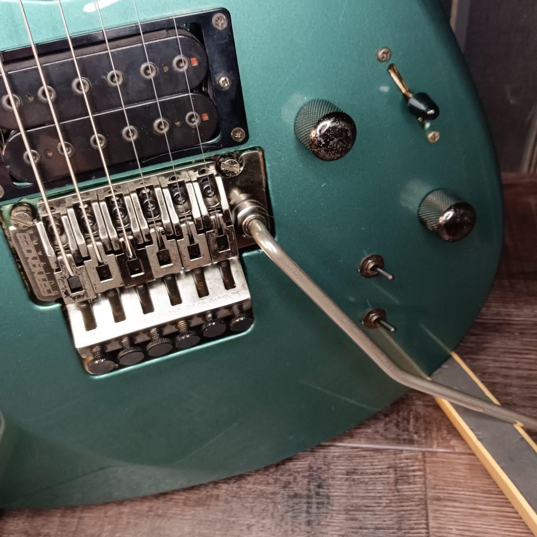 希少 グリーン Fernandes FR-55S サスティナー エレキギター