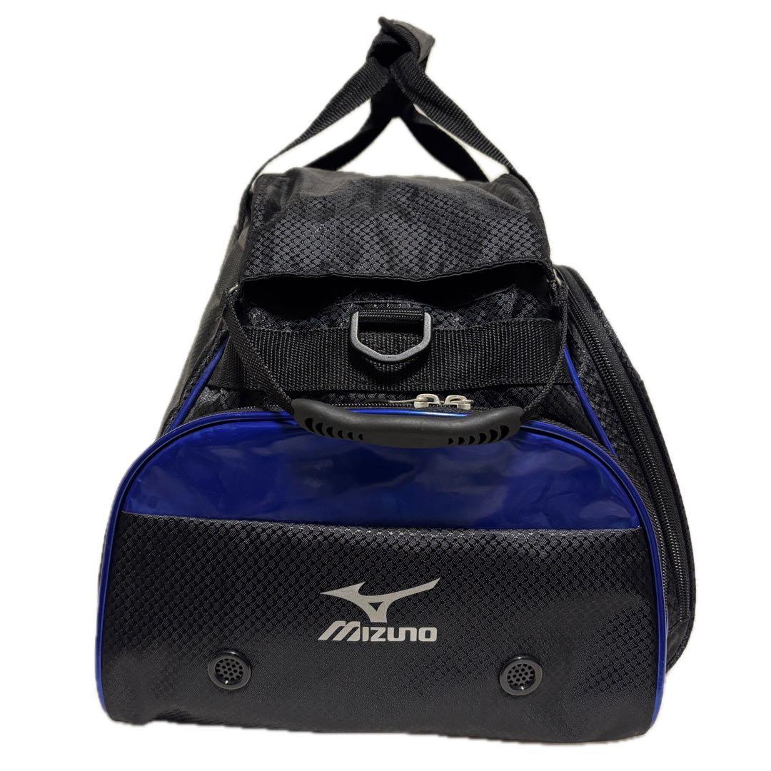 シューズ収納付き MIZUNO ゴルフバッグ ナイロン ブラック D49