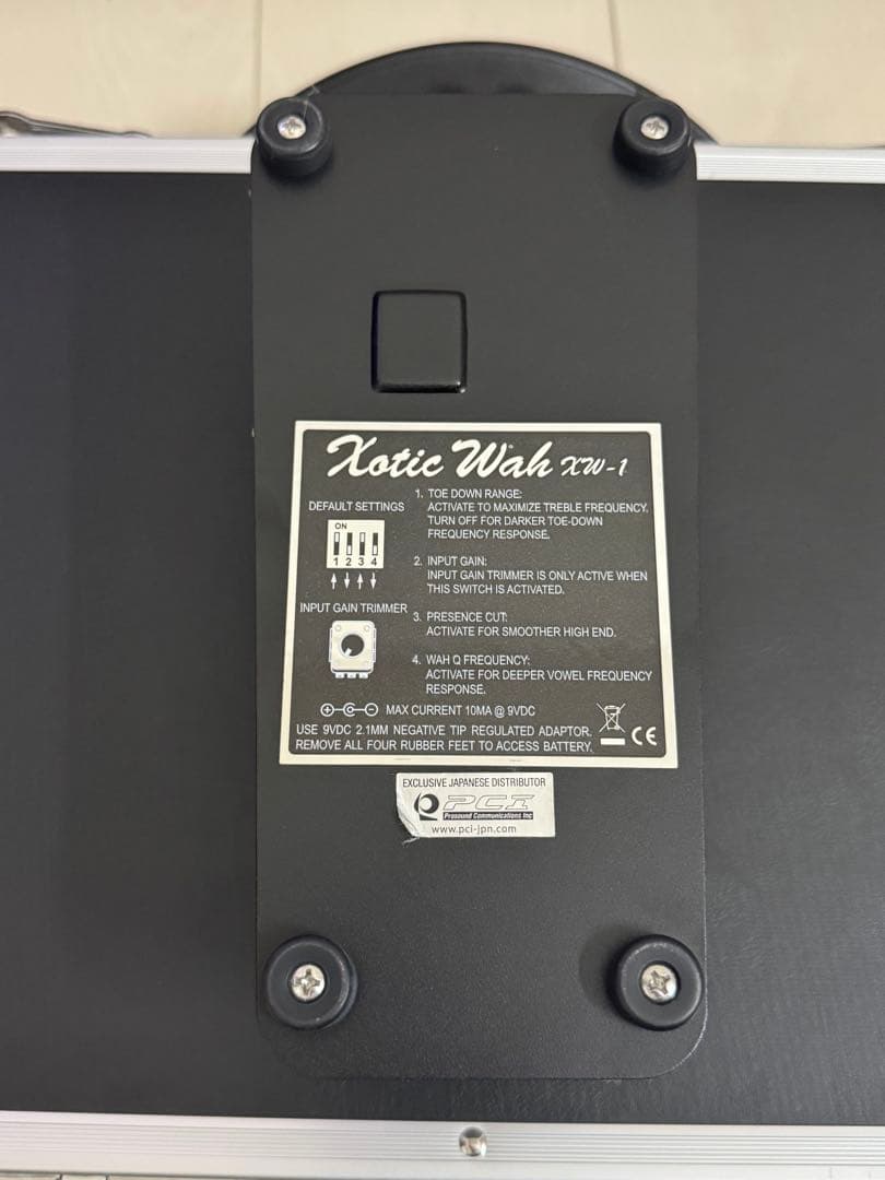 美品 Xotic XW-1 Wah ワウペダル 箱あり ギターエフェクター