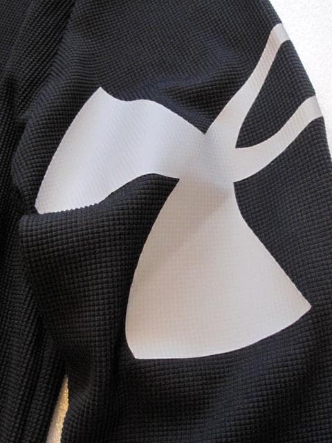 UNDER ARMOUR M's Golf XL BLK ワッフル モックネック