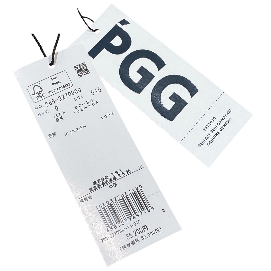 【未使用】定価3.5万円 PGG ロゴニット ブラック レディース Sサイズ