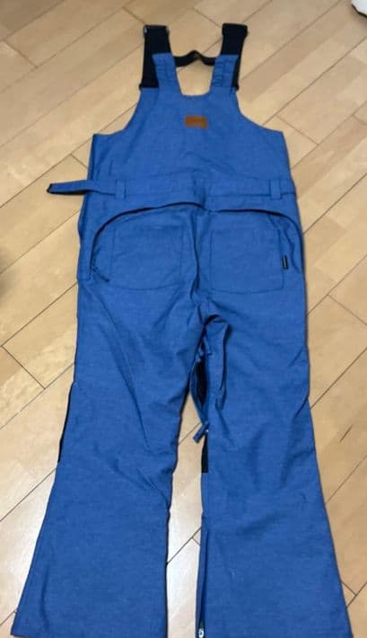 美品★AA HARD WEARダブルエーハードウェアデニムデザインビブパンツ