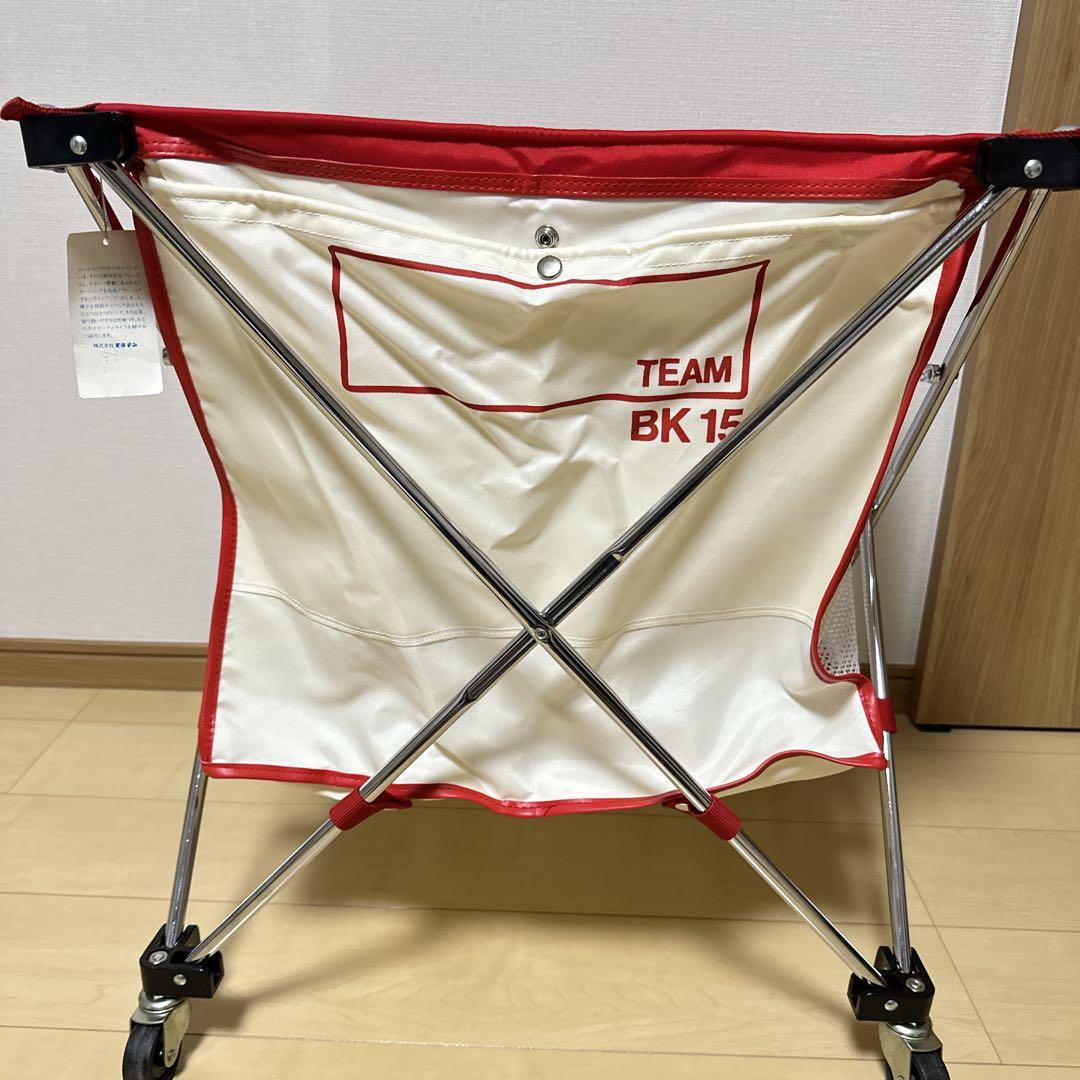 美品 molten ボールカゴ キャスター付き 折りたたみ式 収納バッグ付き