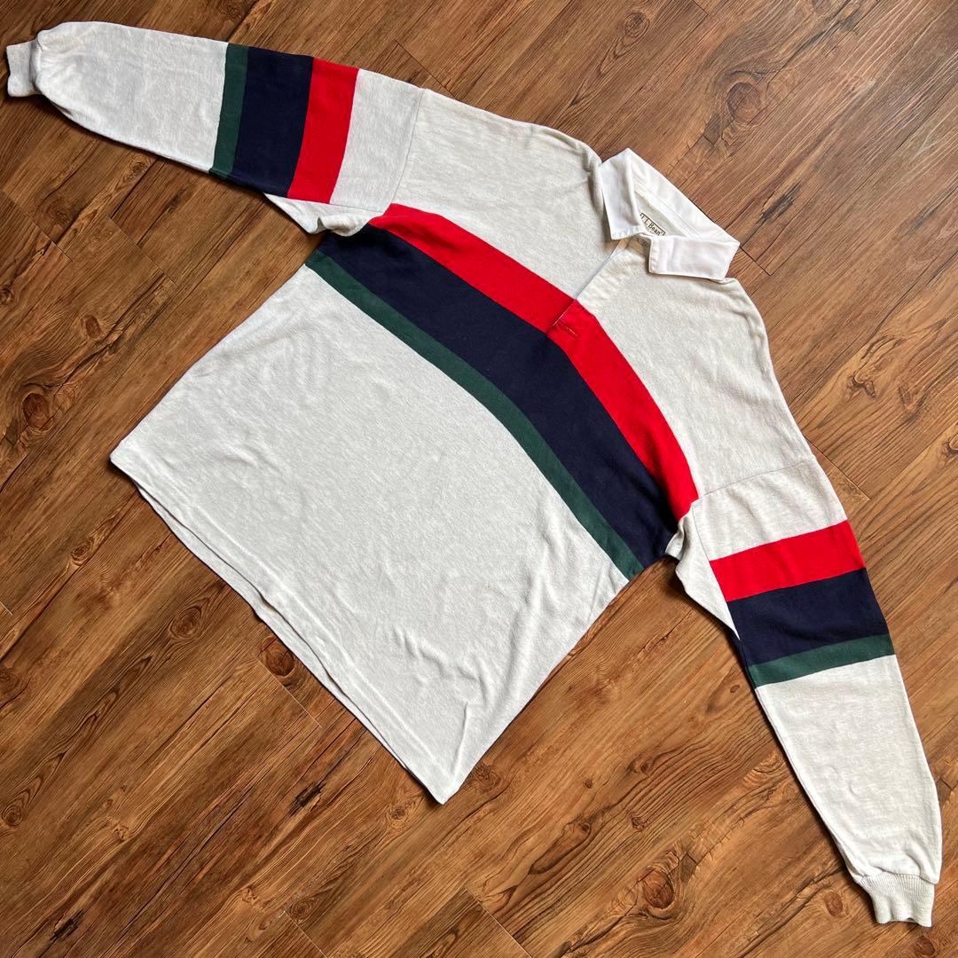 USA製！！【L.L.bean エルエルビーン】ラグビーシャツ XL 長袖