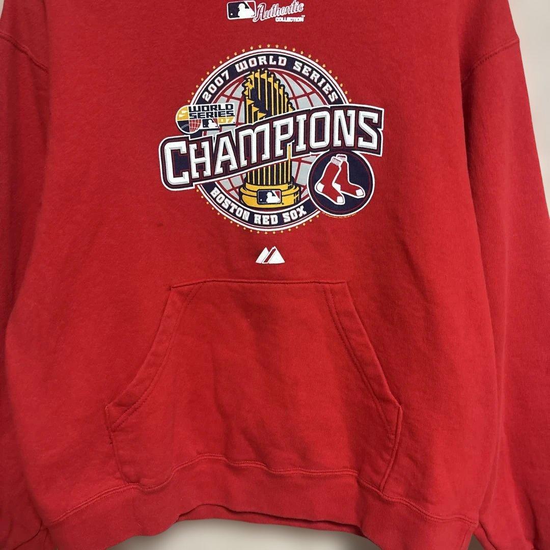MLB レッドソックス パーカー M チャンピオン フルーツオブザルーム