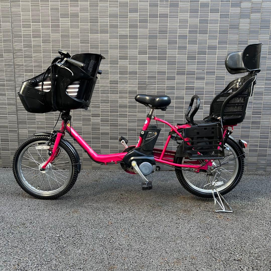 sakoパナソニック　電動自転車ギュット20インチ　前後チャイルドシート付